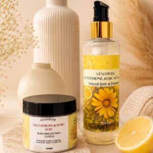 glutathione & kojic acid brightening range